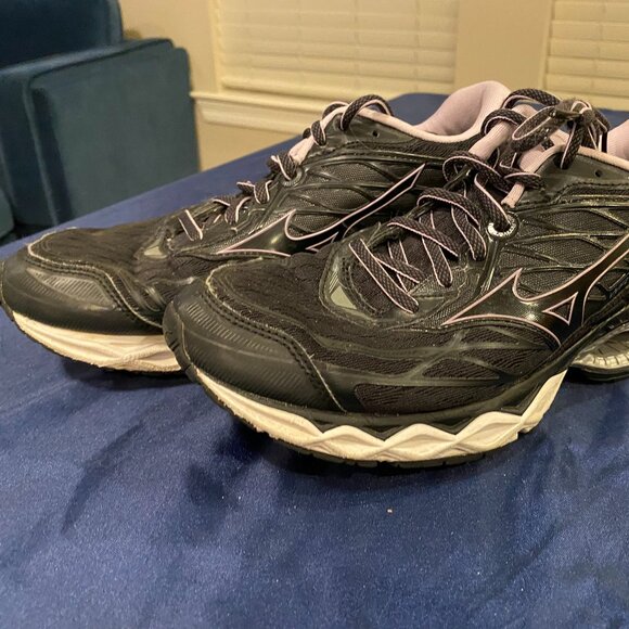 Mizuno Womens Wave Creation 20 411061 9090 Black Running Shoes Sneakers Size 9 - Picture 2 of 7